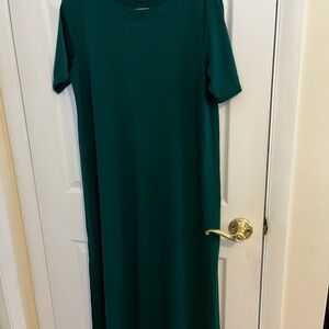 J. Jill Wearever Emerald green Dress